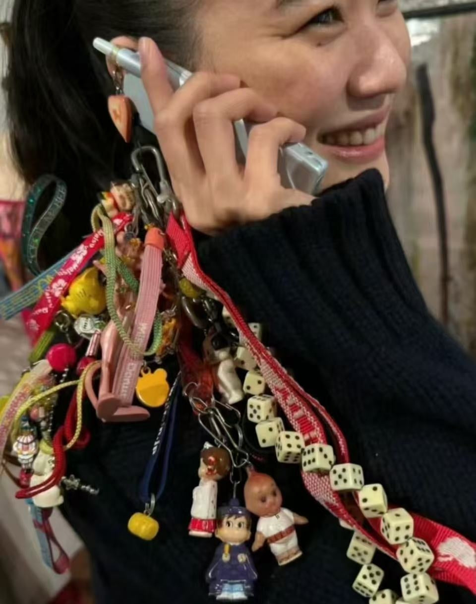 10 OF colorful phone chains